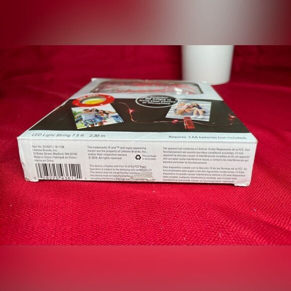 20 NEW! Red LED Light Strand & 20 Red Clips - 90” Strand Mellannco - Picture 4 of 7
